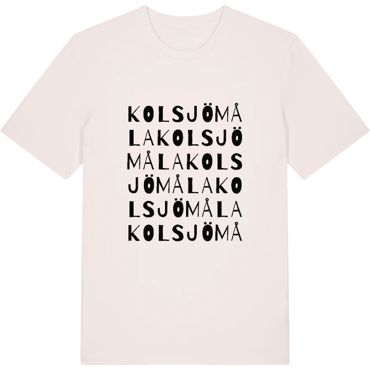 Kolsjömåla ordlek t-shirt – t-shirt från PinShirt