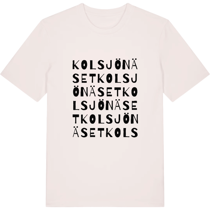 Kolsjönäset ordlek t-shirt – t-shirt från PinShirt