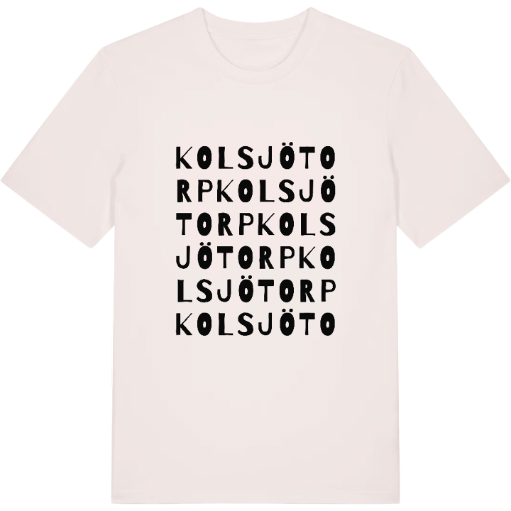 Kolsjötorp ordlek t-shirt – t-shirt från PinShirt