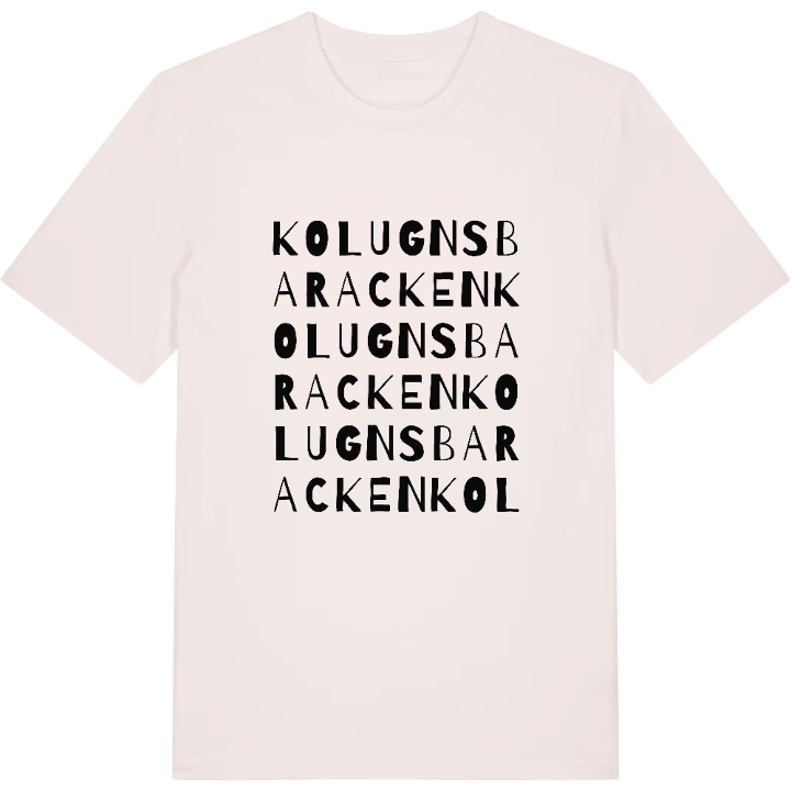 Kolugnsbaracken ordlek t-shirt – t-shirt från PinShirt