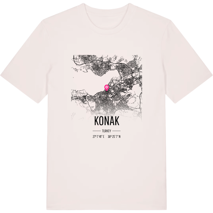 Konak karta t-shirt – t-shirt från PinShirt