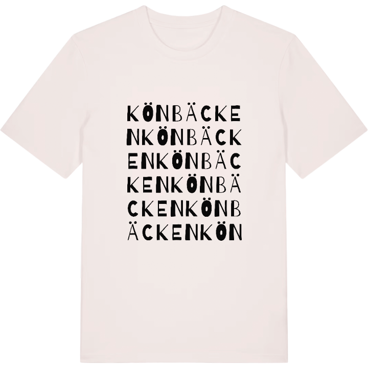 Könbäcken ordlek t-shirt – t-shirt från PinShirt