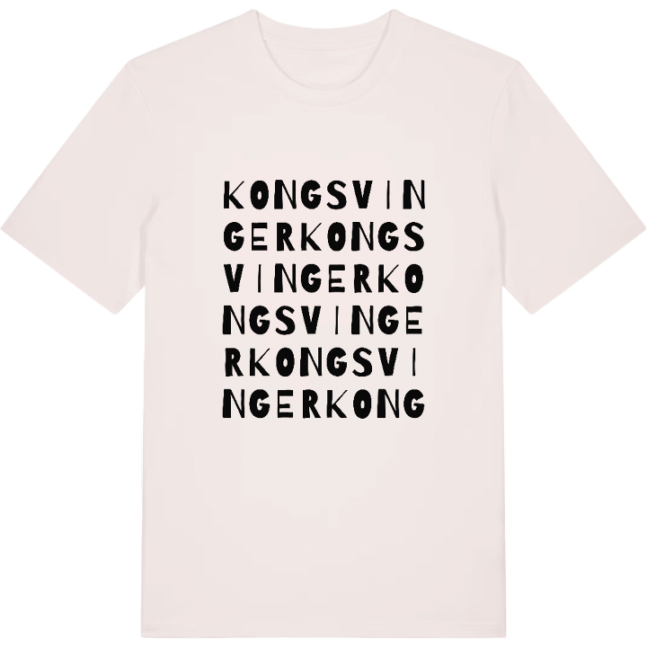 Kongsvinger ordlek t-shirt – t-shirt från PinShirt