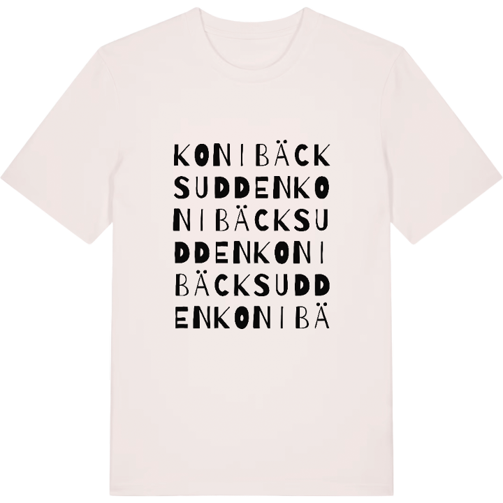 Konibäcksudden ordlek t-shirt – t-shirt från PinShirt