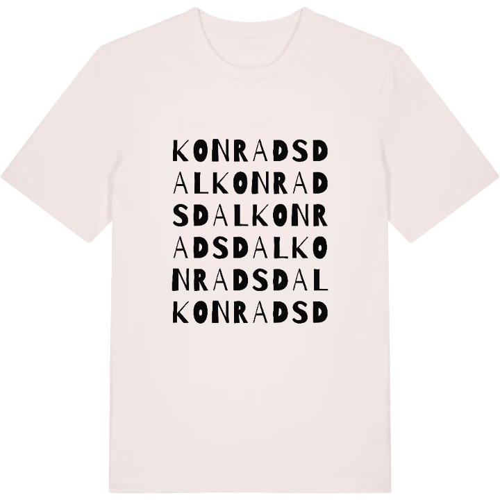 Konradsdal ordlek t-shirt – t-shirt från PinShirt