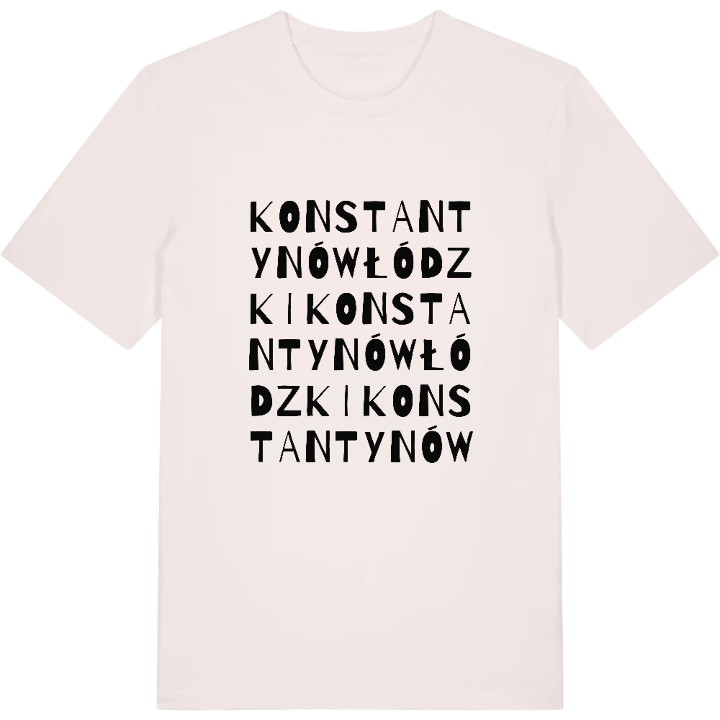 Konstantynów Łódzki ordlek t-shirt – t-shirt från PinShirt