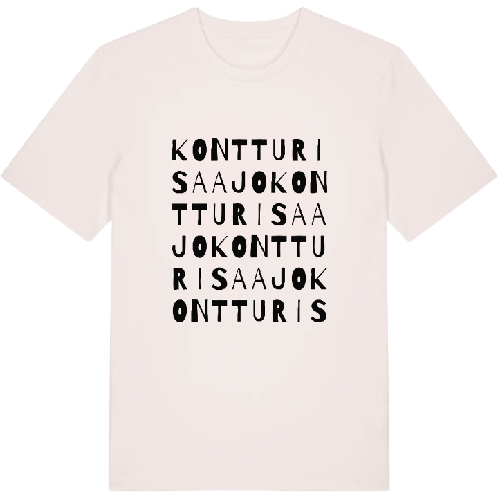 Kontturisaajo ordlek t-shirt – t-shirt från PinShirt