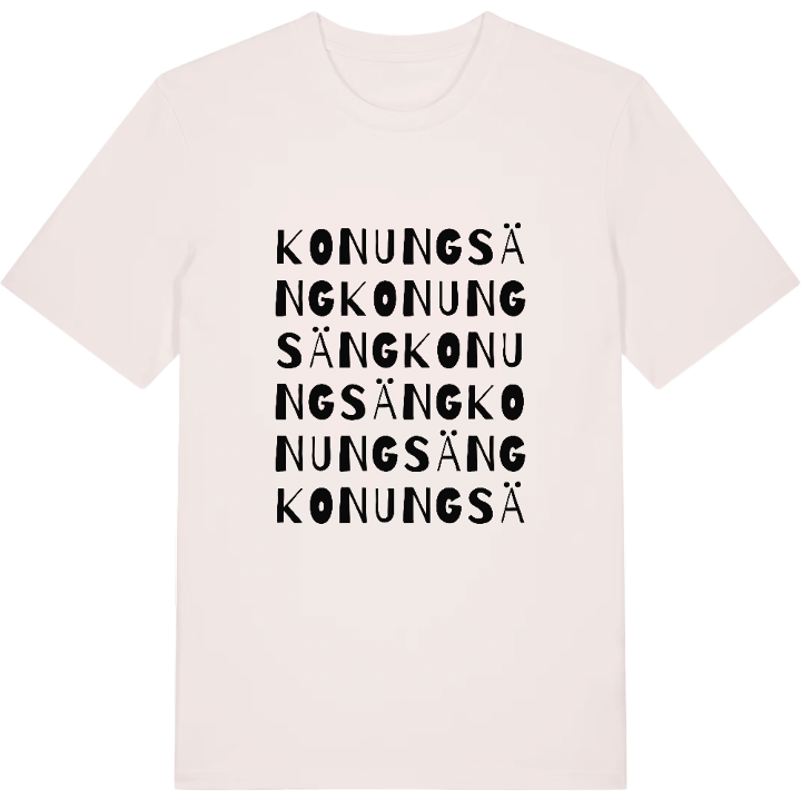 Konungsäng ordlek t-shirt – t-shirt från PinShirt