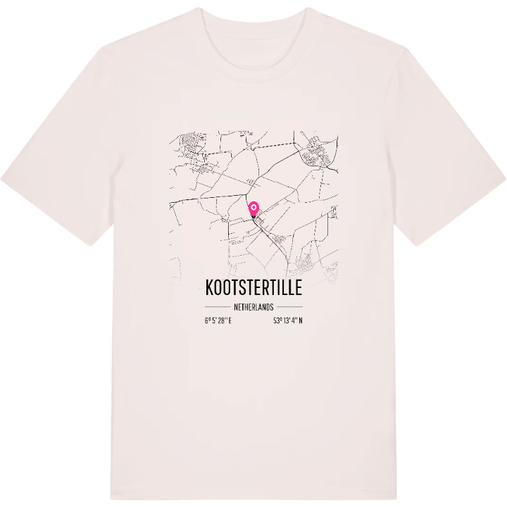 Kootstertille karta t-shirt – t-shirt från PinShirt