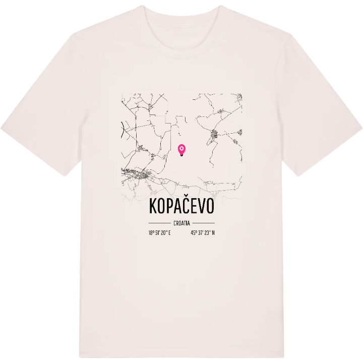 Kopačevo karta t-shirt – t-shirt från PinShirt