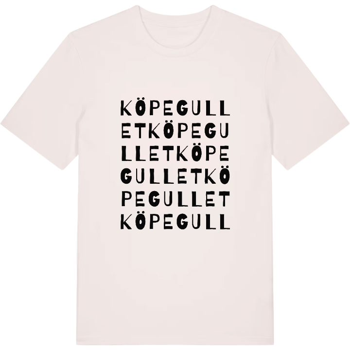 Köpegullet ordlek t-shirt – t-shirt från PinShirt