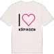 Jag älskar Köpingen t-shirt stort tryck