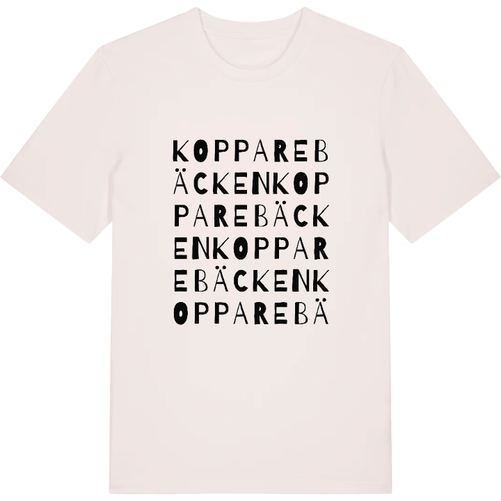 Kopparebäcken ordlek t-shirt – t-shirt från PinShirt