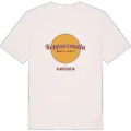 Kopparemåla cirkel t-shirt