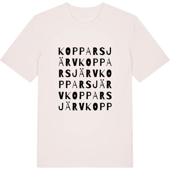 Kopparsjärv ordlek t-shirt – t-shirt från PinShirt