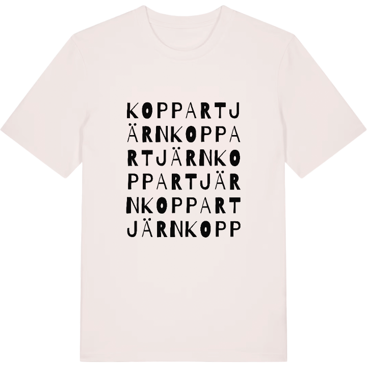 Koppartjärn ordlek t-shirt – t-shirt från PinShirt