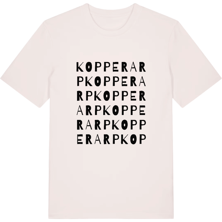 Kopperarp ordlek t-shirt – t-shirt från PinShirt