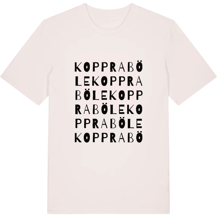 Koppraböle ordlek t-shirt – t-shirt från PinShirt