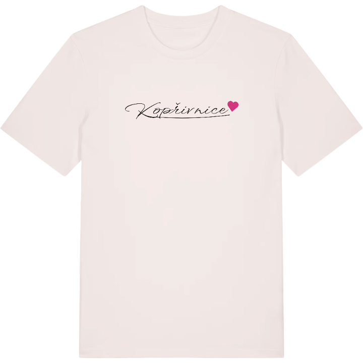 Kopřivnice hjärta t-shirt – t-shirt från PinShirt