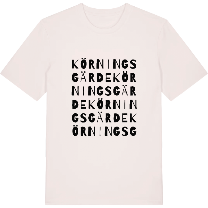 Körningsgärde ordlek t-shirt – t-shirt från PinShirt