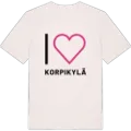 Jag älskar Korpikylä t-shirt stort tryck