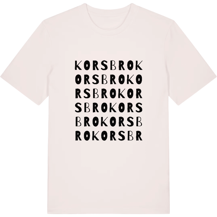 Korsbro ordlek t-shirt – t-shirt från PinShirt