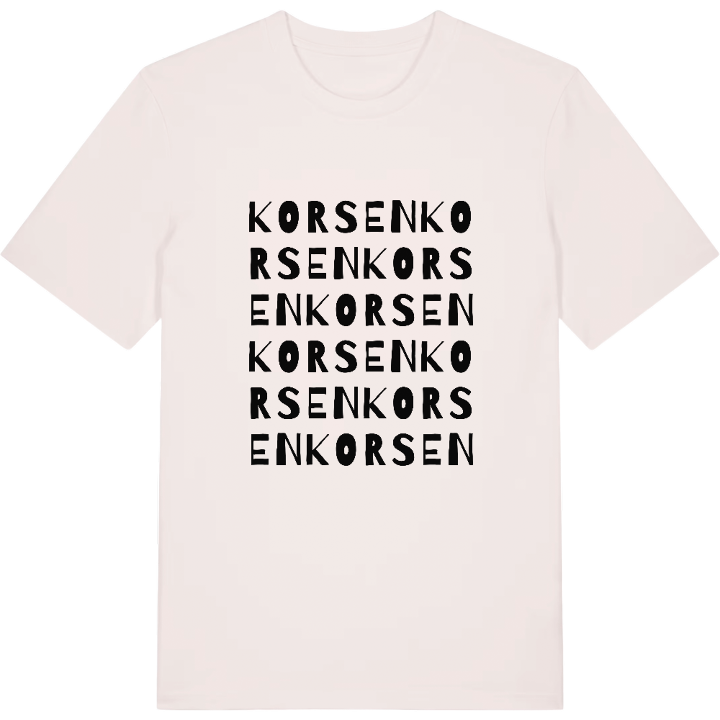 Korsen ordlek t-shirt – t-shirt från PinShirt