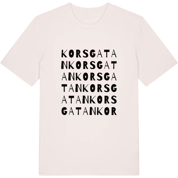 Korsgatan ordlek t-shirt – t-shirt från PinShirt