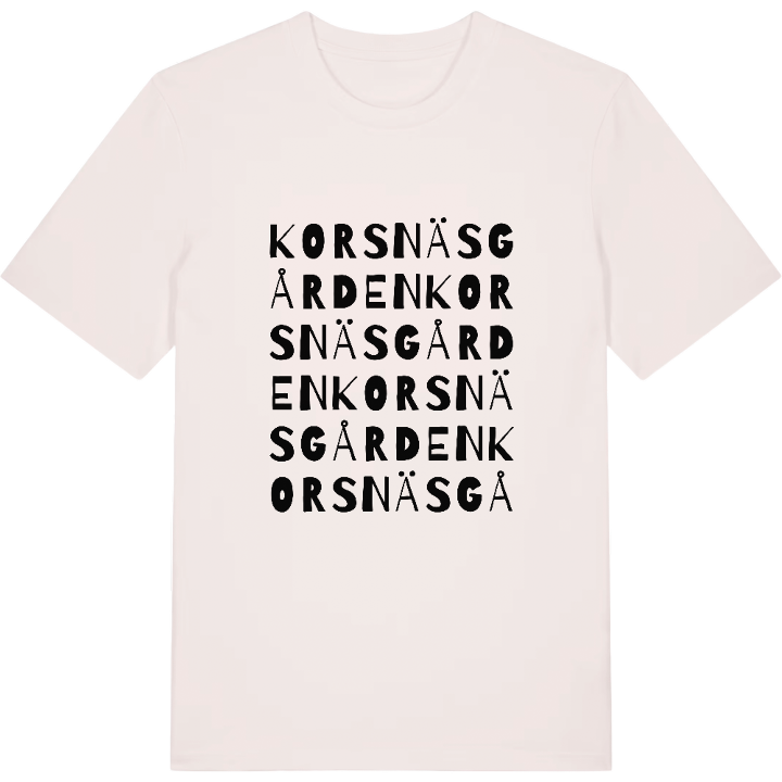 Korsnäsgården ordlek t-shirt – t-shirt från PinShirt