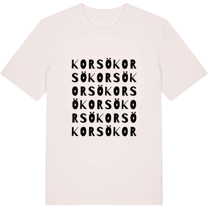 Korsö ordlek t-shirt – t-shirt från PinShirt