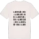 Korsöarna ordlek t-shirt