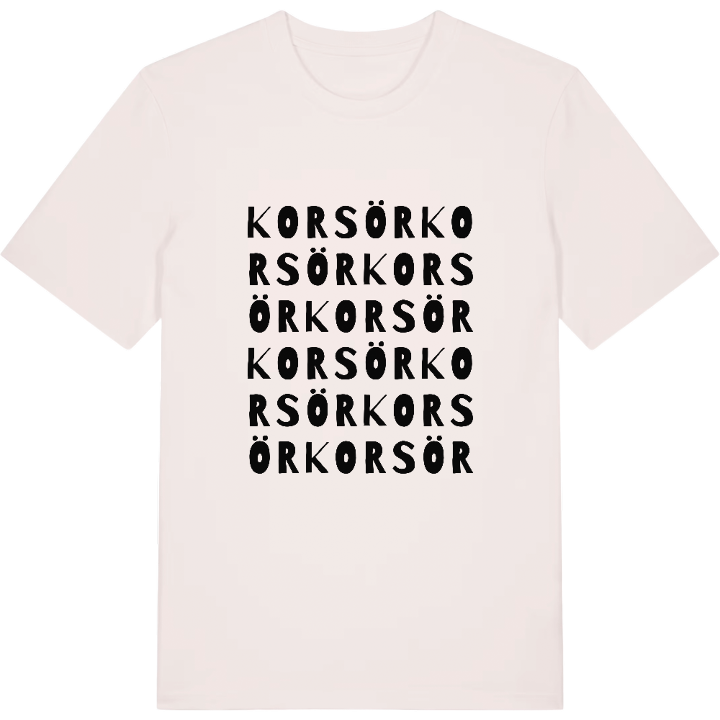 Korsör ordlek t-shirt – t-shirt från PinShirt
