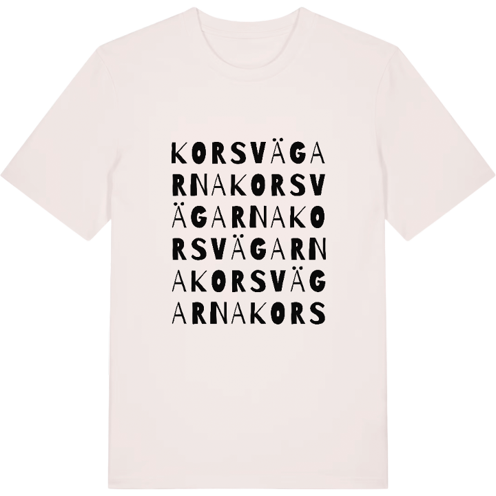 Korsvägarna ordlek t-shirt – t-shirt från PinShirt