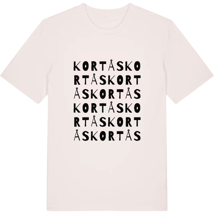 Kortås ordlek t-shirt – t-shirt från PinShirt