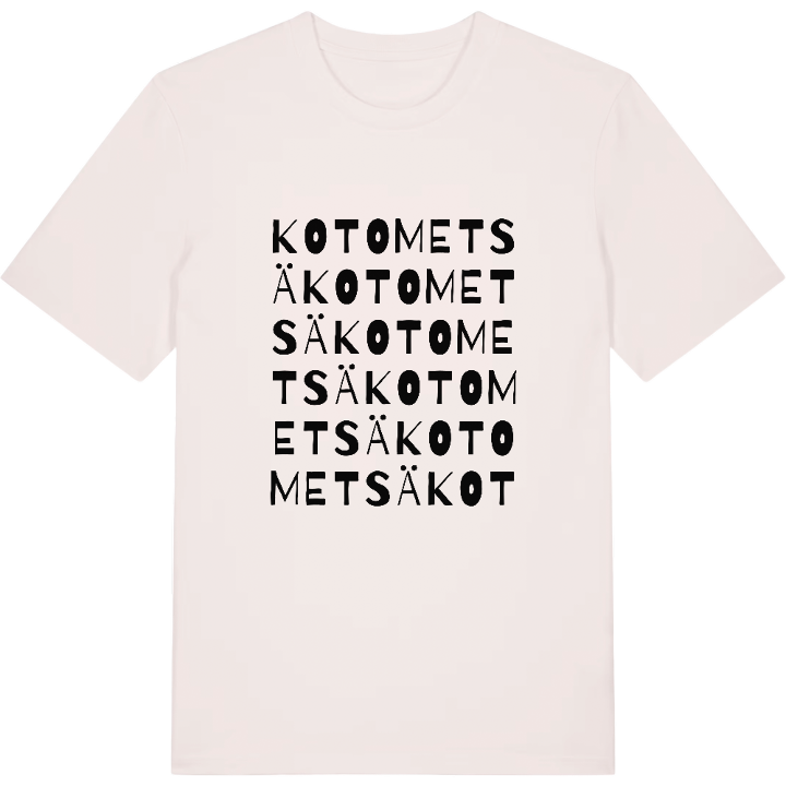 Kotometsä ordlek t-shirt – t-shirt från PinShirt