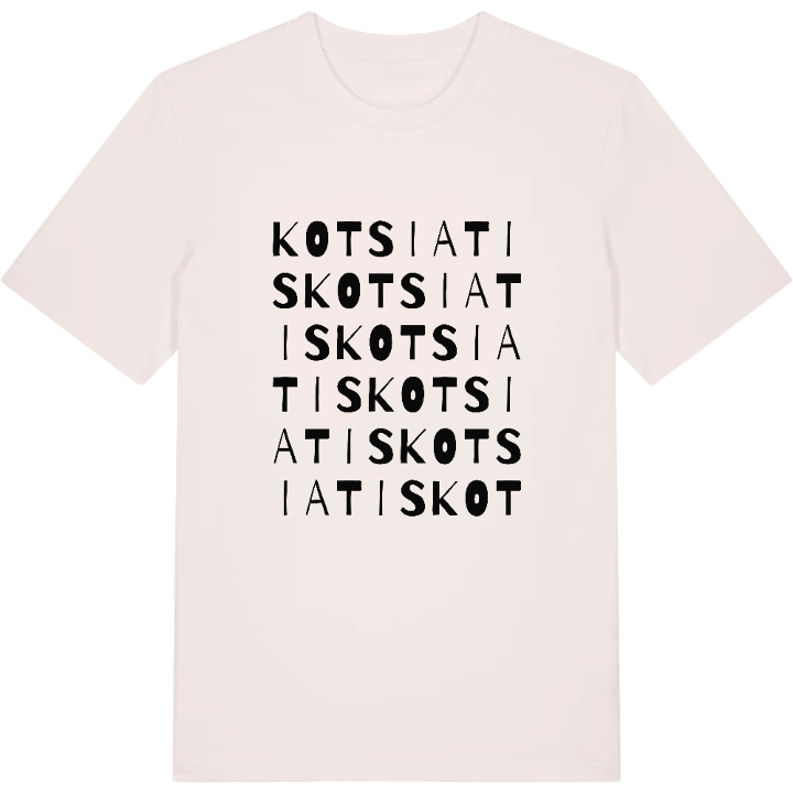 Kotsiatis ordlek t-shirt – t-shirt från PinShirt