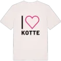 Jag älskar Kotte t-shirt stort tryck