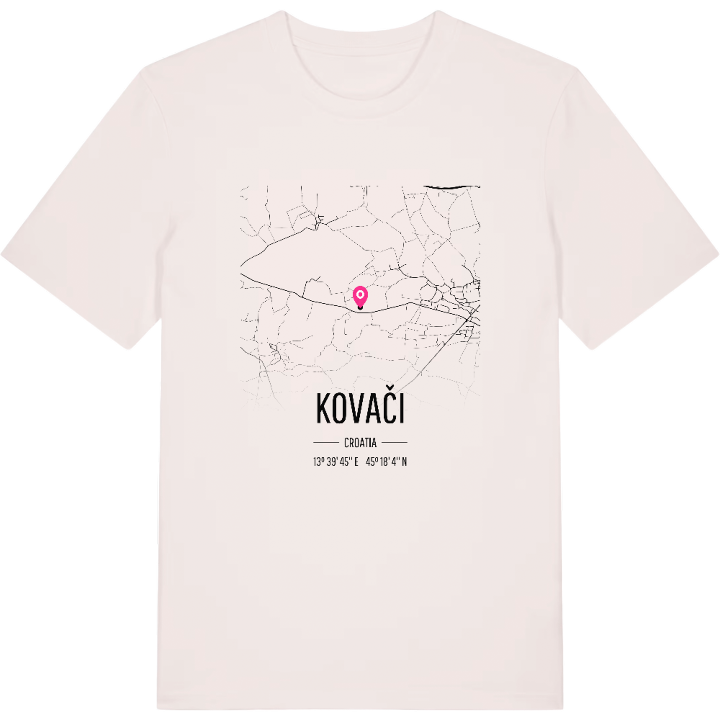 Kovači karta t-shirt – t-shirt från PinShirt