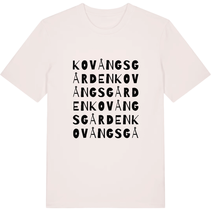 Kovångsgården ordlek t-shirt – t-shirt från PinShirt
