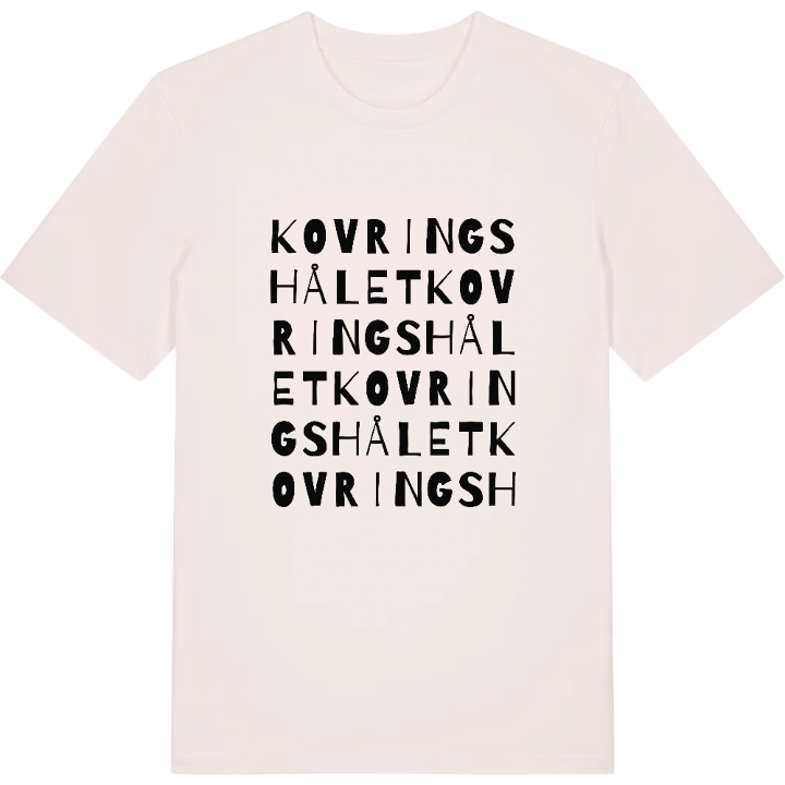 Kovringshålet ordlek t-shirt – t-shirt från PinShirt