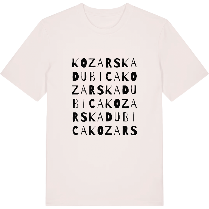 Kozarska Dubica ordlek t-shirt – t-shirt från PinShirt