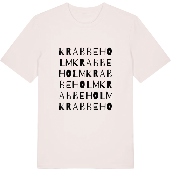 Krabbeholm ordlek t-shirt – t-shirt från PinShirt