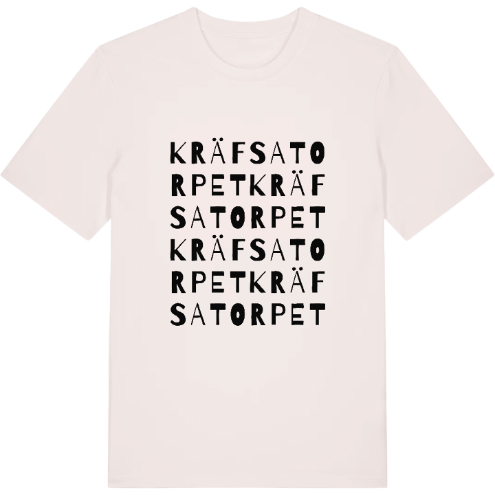 Kräfsatorpet ordlek t-shirt – t-shirt från PinShirt