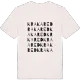 Krakared ordlek t-shirt