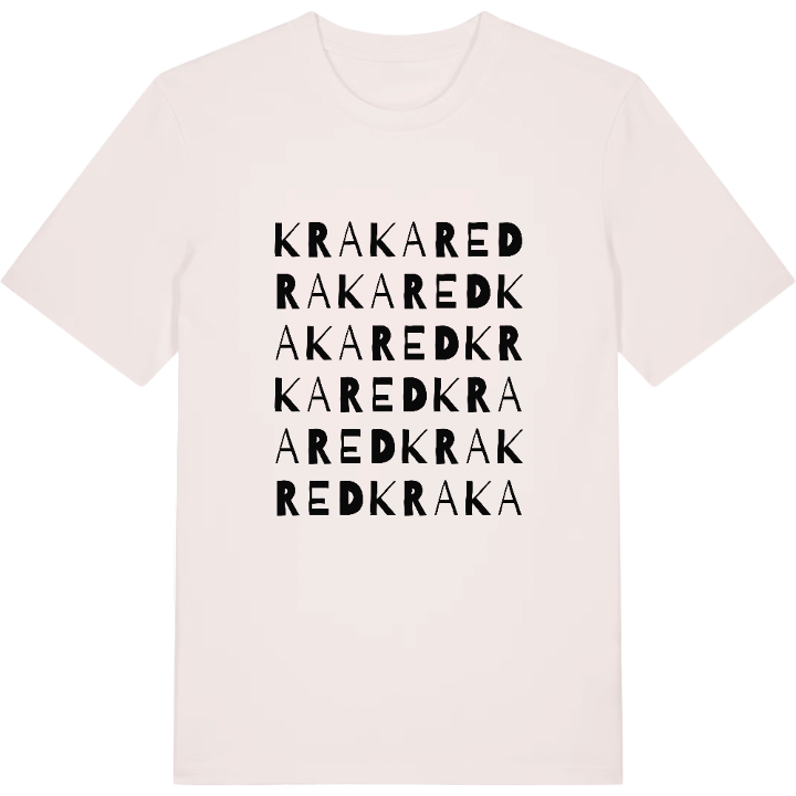 Krakared ordlek t-shirt – t-shirt från PinShirt