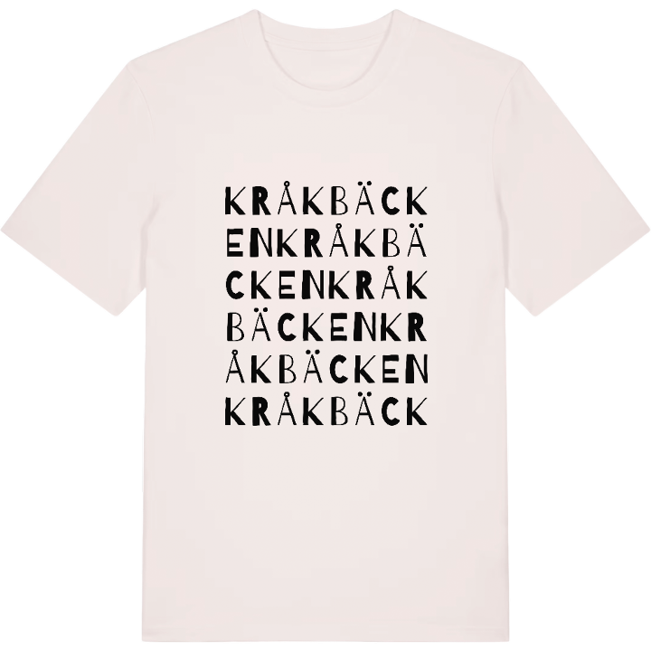 Kråkbäcken ordlek t-shirt – t-shirt från PinShirt