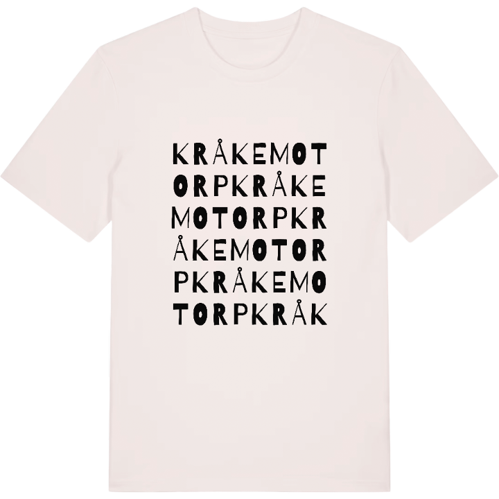 Kråkemotorp ordlek t-shirt – t-shirt från PinShirt