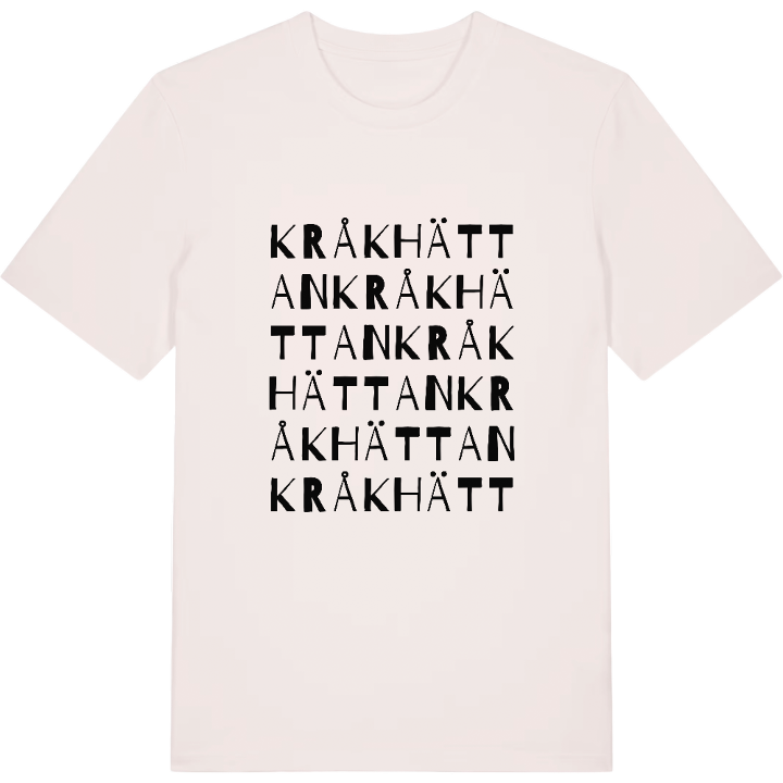 Kråkhättan ordlek t-shirt – t-shirt från PinShirt