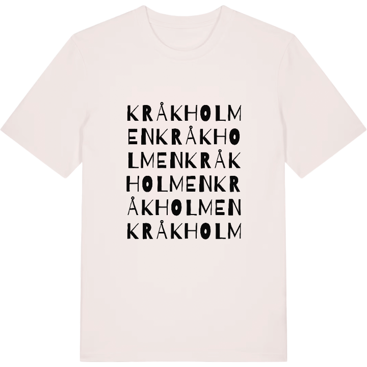 Kråkholmen ordlek t-shirt – t-shirt från PinShirt