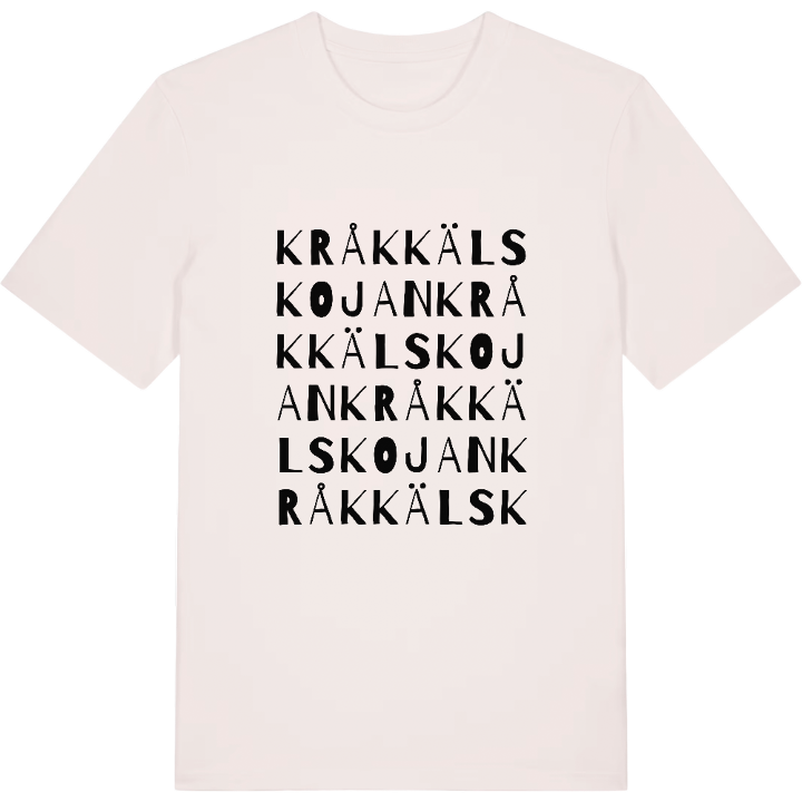 Kråkkälskojan ordlek t-shirt – t-shirt från PinShirt